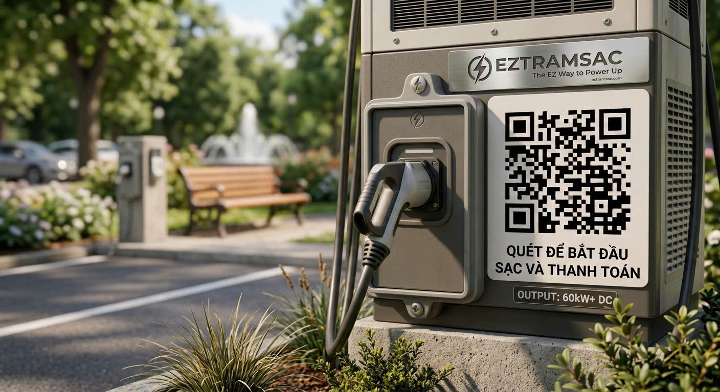 Tủ điện quét QR thanh toán 4 kênh - diendongnai.com